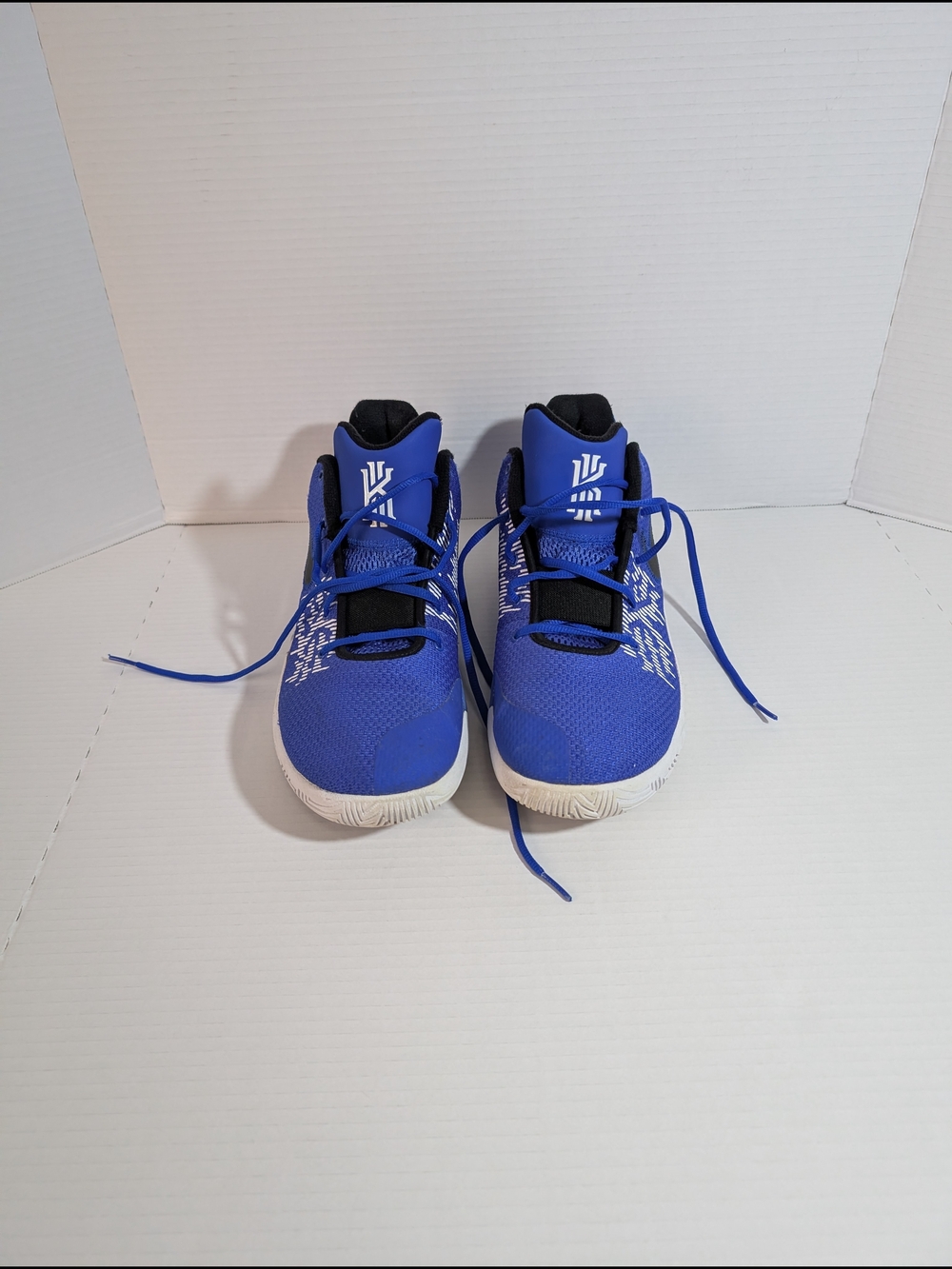 Nike Zoom Kyrie Flytrap II Basketball Shoes Blue White AO4436-402 Size 13 Mens